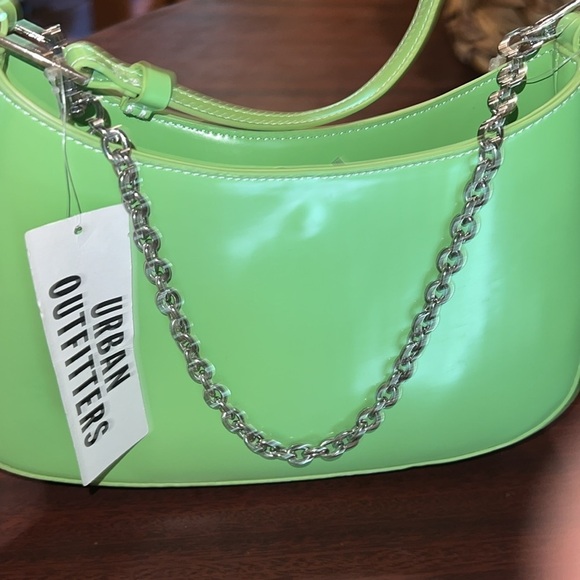 NWT Urban Outfitters Y2K Lime Green Handbag - Picture 2 of 12